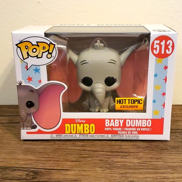 Funko Other - Disney Funko POP Baby Dumbo #513 HotTopic Exclusive